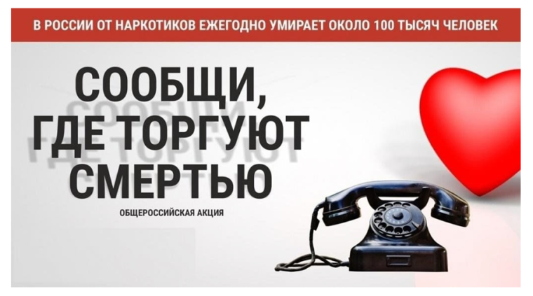 Сообщи, где торгуют смертью!.